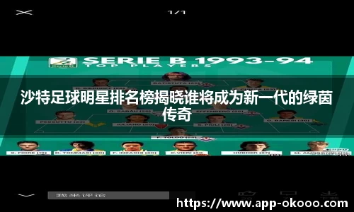 沙特足球明星排名榜揭晓谁将成为新一代的绿茵传奇